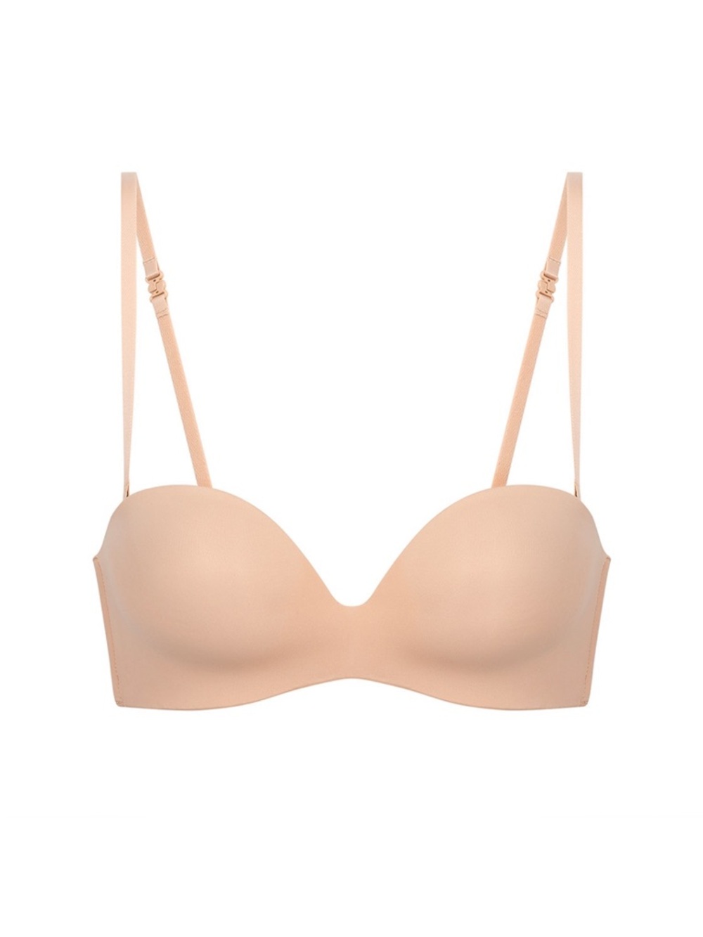 Simone Perele Essentiel Strapless Bra in Peau Rose 32D